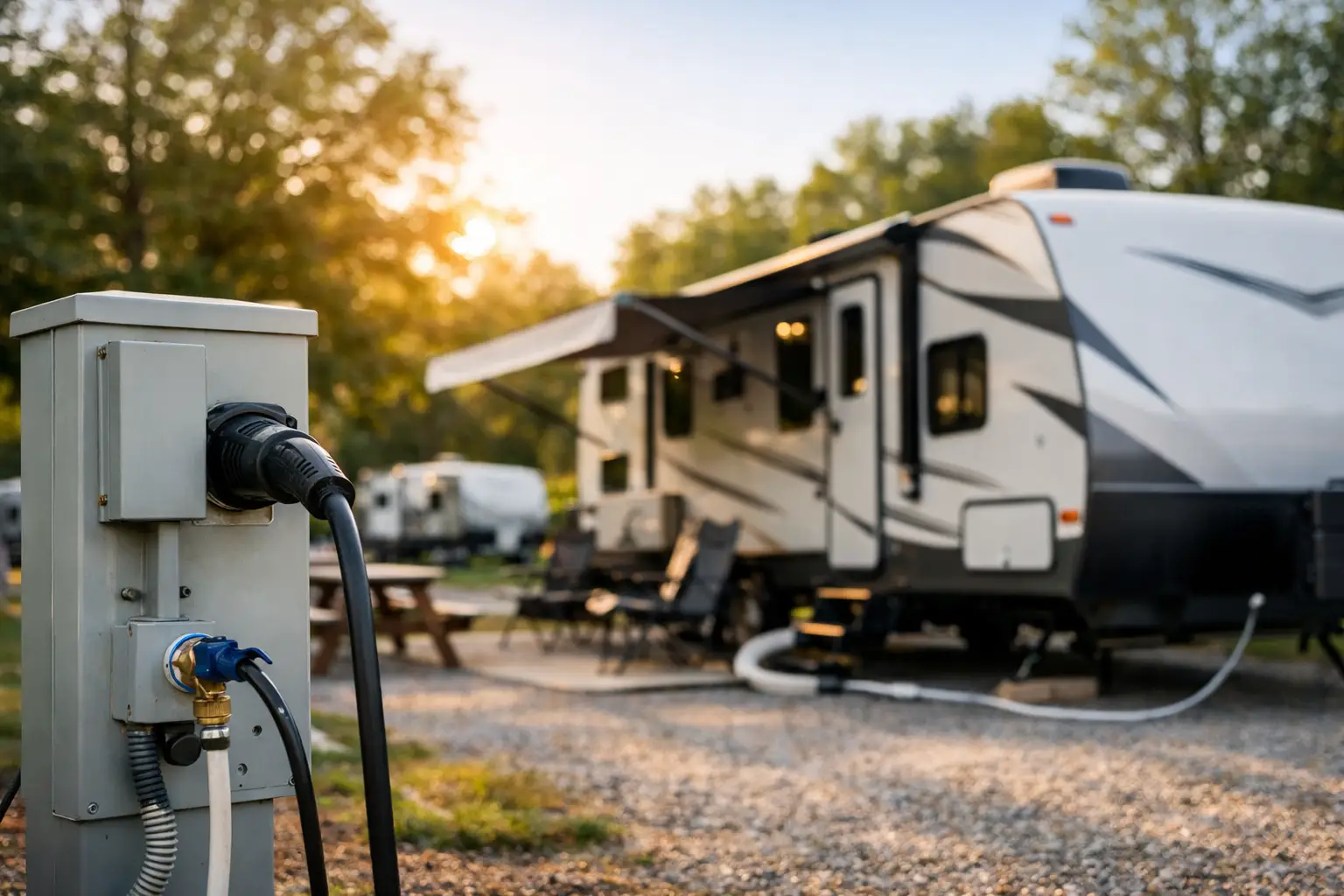 Monthly RV Sites With Electricity: What to Check