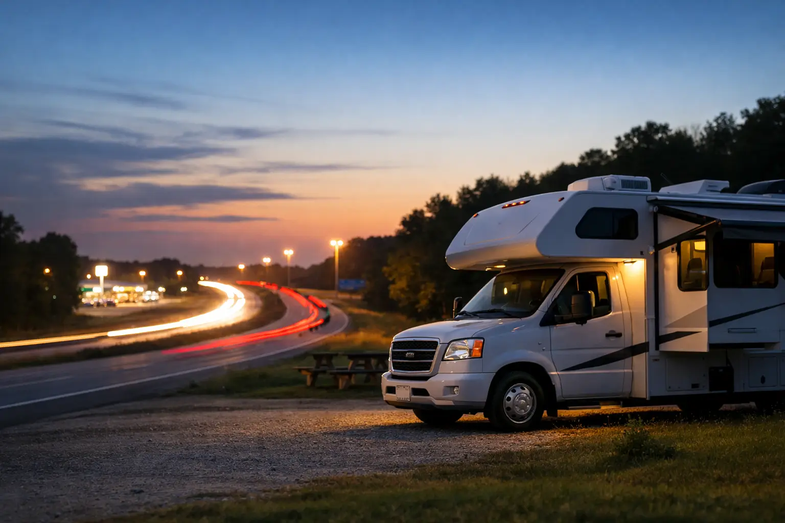 Overnight RV Parking Near I-16 Made Easy