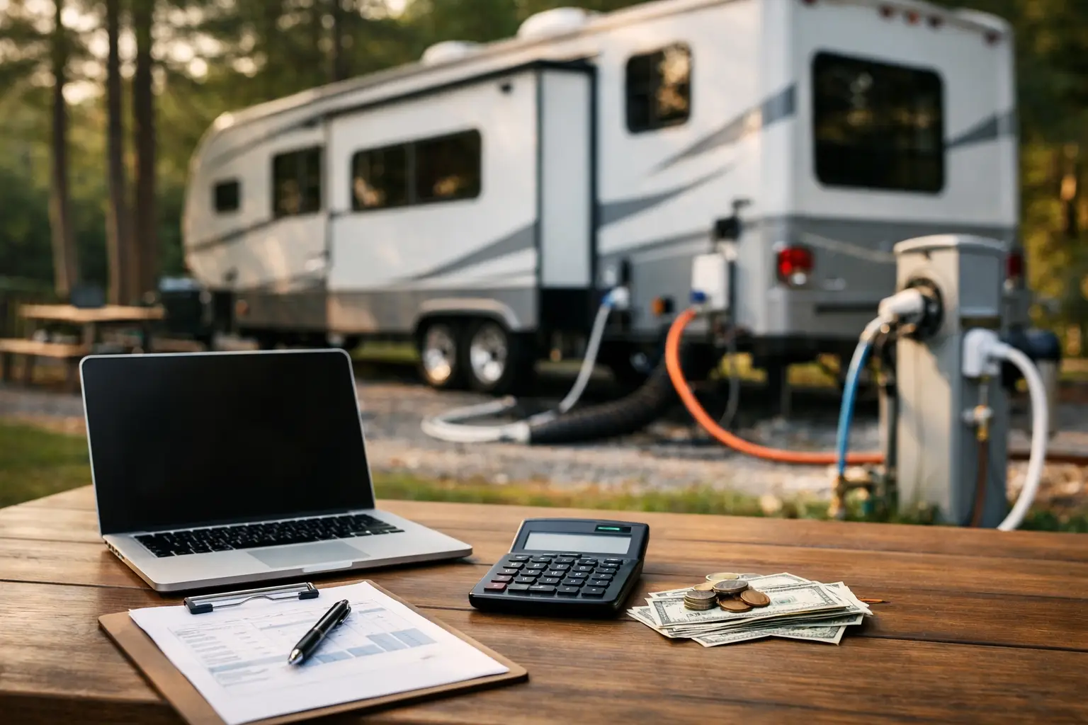 How to Calculate RV Utilities for Monthly Stays