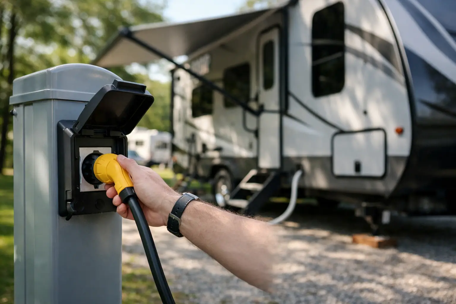 RV Electrical Hookup Guide for a Safe Arrival