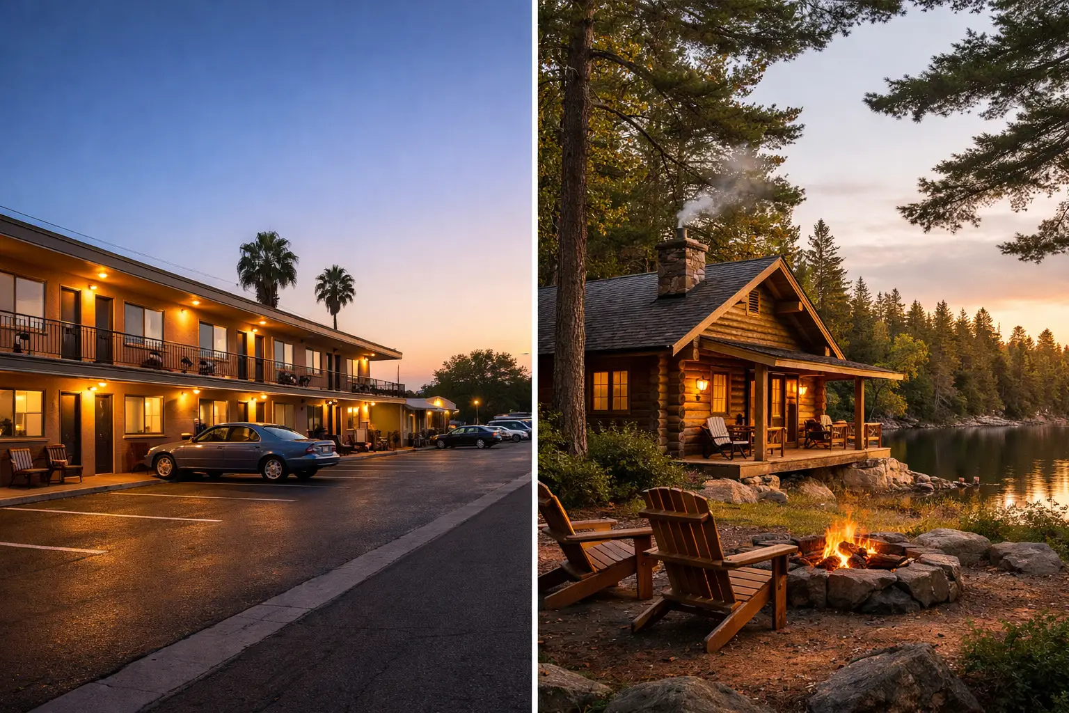 Motel Versus Cabins: Which Stay Fits Your Trip?